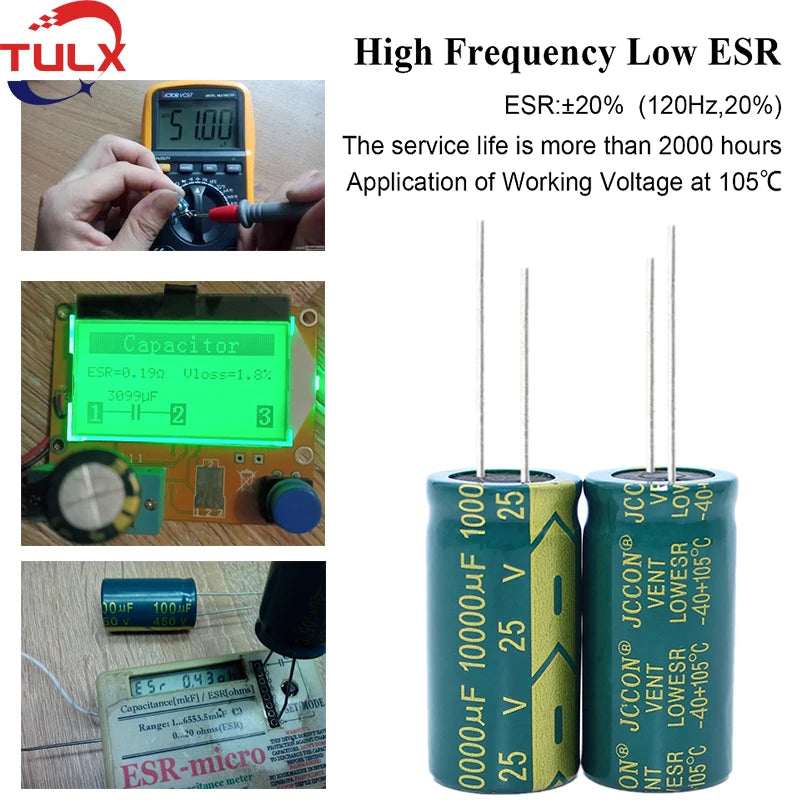 Custom 4700UF Capacitor 10V 16V 25V 50V 63V 80V 100V 4700UF16V 4700UF16V 4700UF25V 4700UF50V Aluminum Electrolytic Capacitor Manufacturer