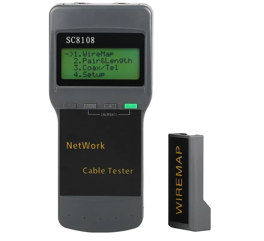 Custom SC8108 Portable LCD Network Tester Meter&LAN Phone Cable Tester & Meter With LCD Display RJ45 networks tester Manufacturer
