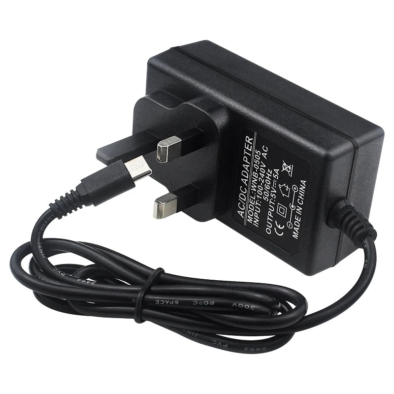 5V 5A Power Supply Orange Pi 5 Pro/Max/Ultra/Plus/4A/RV/RV2 USB Type-C Port EU/US/UK Plug Raspberry Pi 5