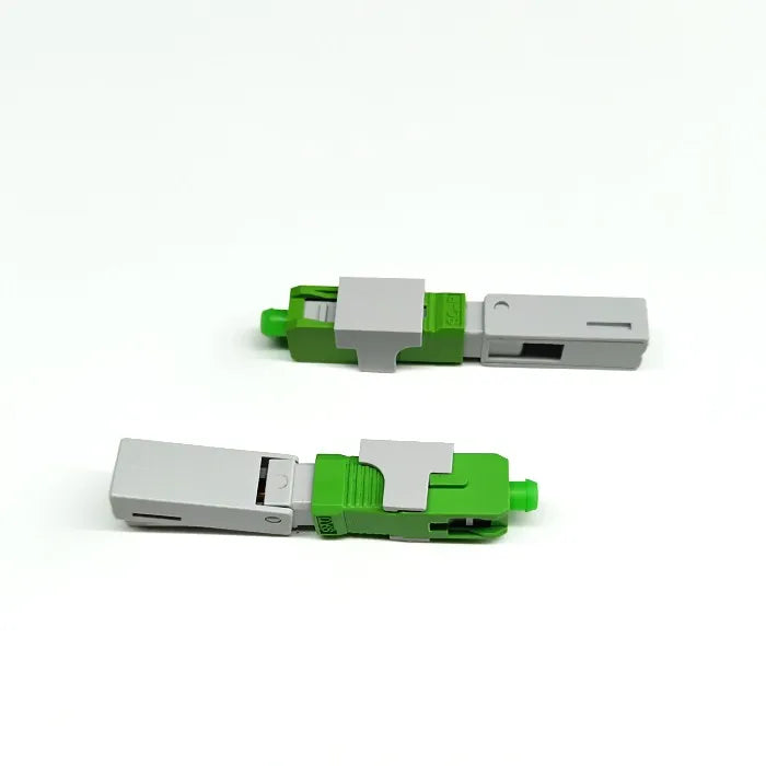 Custom 10PCSHigh Quality SC UPC/APC singlemode Flip cover fiber optic quick connector SC Embedded type FTTH Fiber Optic Fast Connector Manufacturer