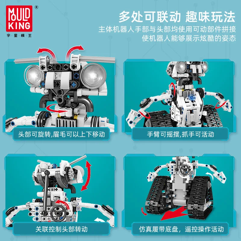 Custom 15046 electric remote control robot assembled building block toy children's programming introduction boy's gift Manufacturer