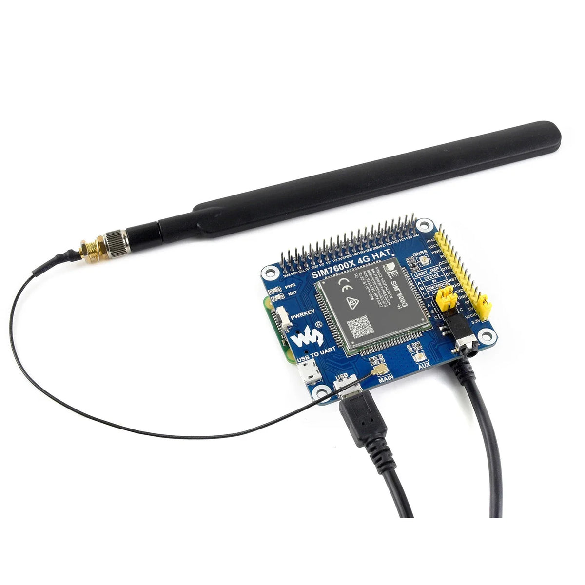 4G LTE GPS Expansion Board for RasPi RPI Raspberry Pi 5 4 Model B 3 3B Plus Zero 2 W Projects HAT Complete Kit Accessories