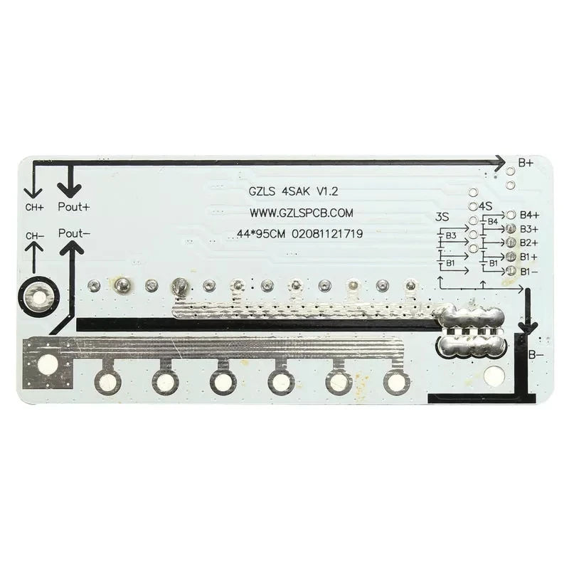 Custom Custom 4 Series 12V 60A Lithium LiFePo4 Cell Battery Protection BMS PCB Board W/ Balance Manufacturer