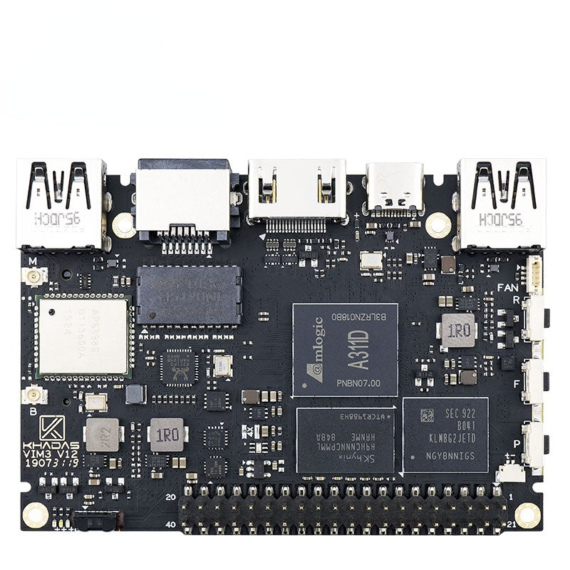 VIM3 SBC: 12nm Amlogic A311D Soc With 5.0 TOPS NPU Custom PCB pcba router thermometer pcba customize