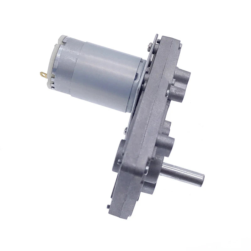 Custom Worm Gear Motor 12V Reducer 20-157RPM DC High Torque Electric-Motor Metal Gear Reverse Self Lock For Automation Equipment Manufacturer