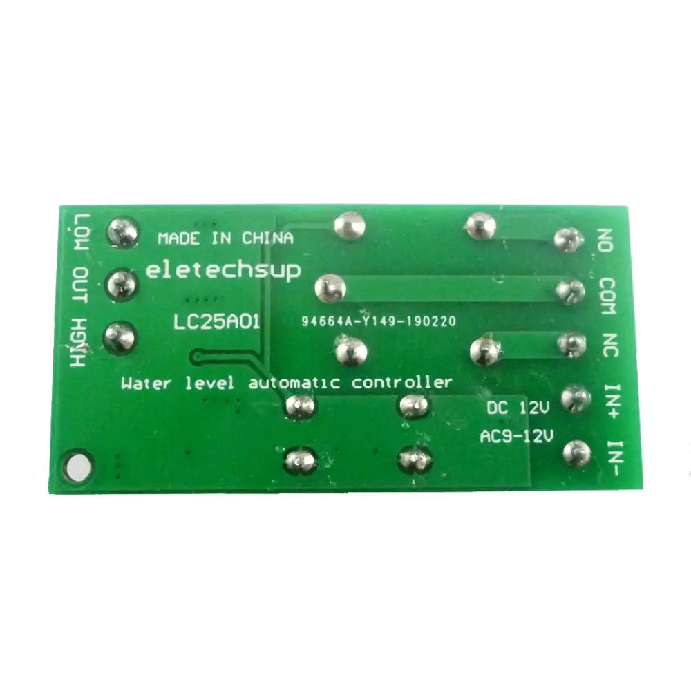 Custom OEM 12V Water Level Automatic Controller Liquid Sensor Switch Solenoid valve Motor Pump automatic control Relay Board Manufacturer