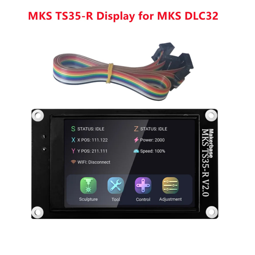 Custom MKS DLC32 TFT LCD Touch Screen MKS TS35 TS24 display TS35-R TS24-R LCD shield Makerbase offline controller CNC control panel Manufacturer