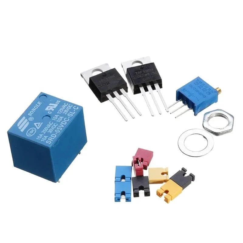 Custom Electronic Components Base Starter Kits With Breadboard Resistor Capacitor LED Jumper Cable dupont With Plastic Box Package Manufacturer