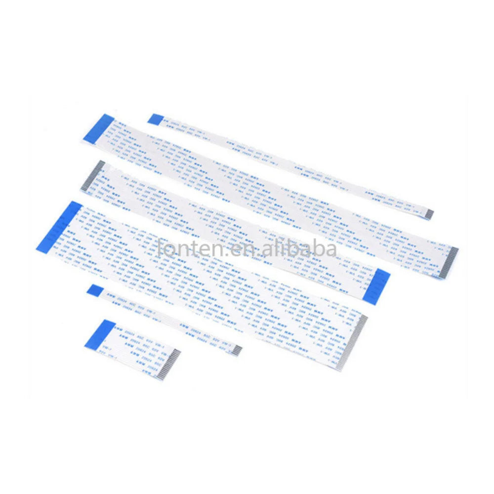 Custom 100PCS Flat Flexible Cable FFC FPC AWM 20624 80C 60V VW-1 FFC-0.5MM 1.0MM 4/5/6/8/10/12/14/16/18/20/24/26/30/40/50/60 Pin Manufacturer
