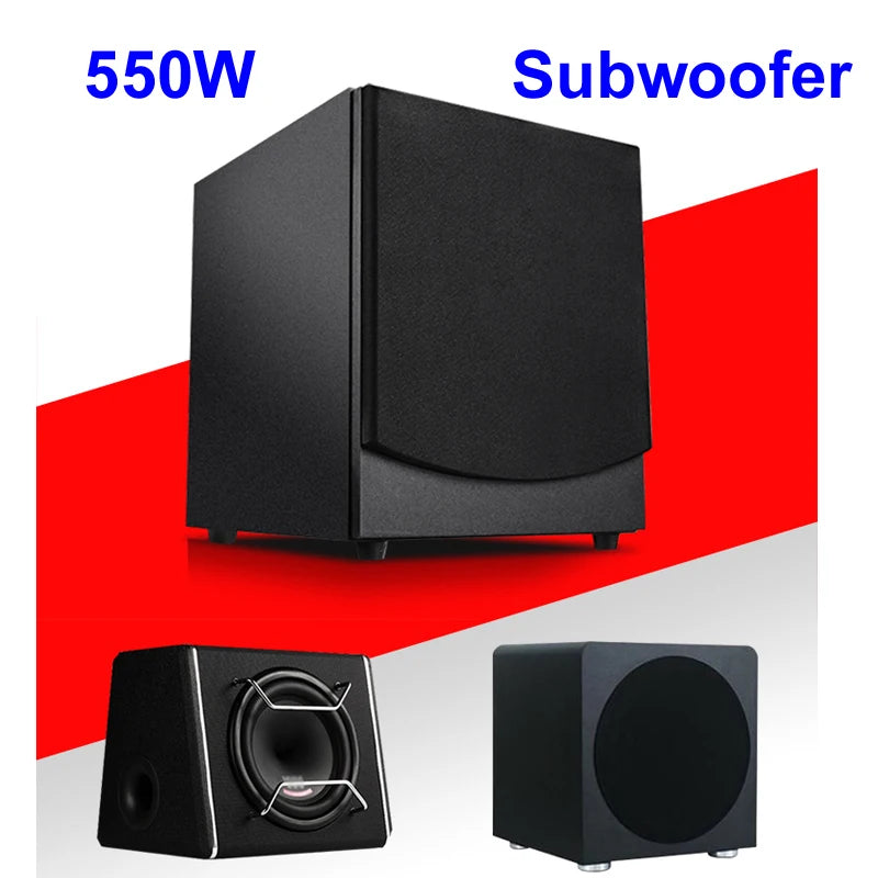 Custom 550W Heavy Bass Speaker 43Hz/45Hz Subwoofer Frequency Divider Home Theater Hifi Stereo DIY Car Audio amplifiers Manufacturer