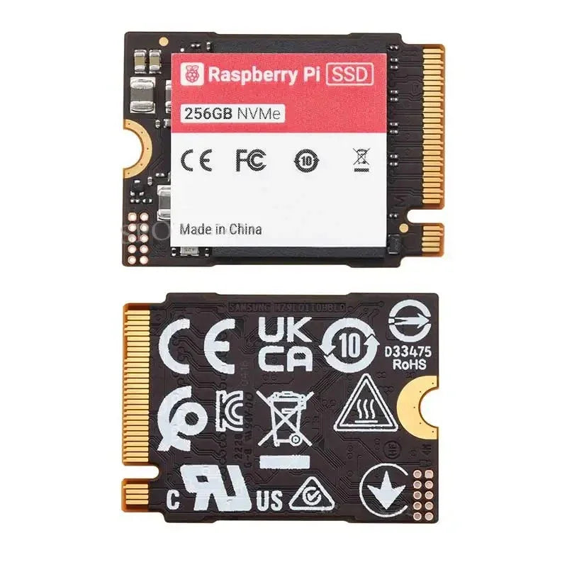 Official Original Raspberry Pi 5 SSD 256G NVMe Pi5 PCIe M.2 Gen3 2230 for Raspberry Pi 5