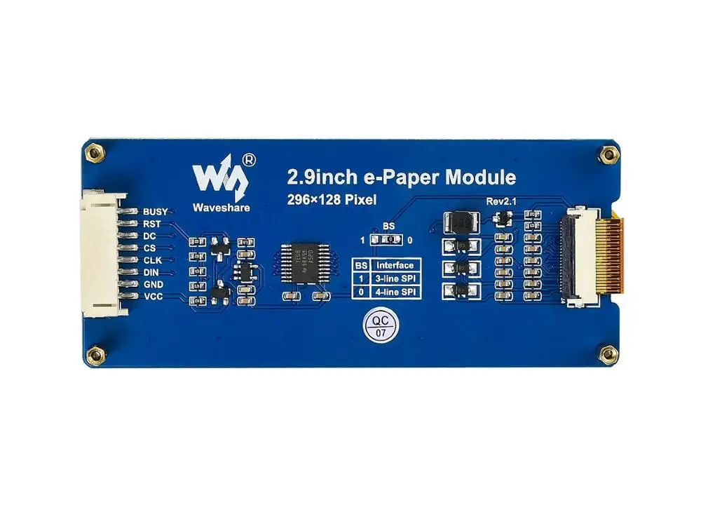 Custom 9inch e-Paper Module,2.9''E-Ink display,SPI interface,For Raspberry Pi Two color: black,white,partial refresh Custom PCB Manufacturer