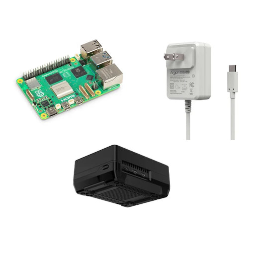 Raspberry Pi 5 8GB Board  With NEO5 M.2 NVME PCIE Case Kit