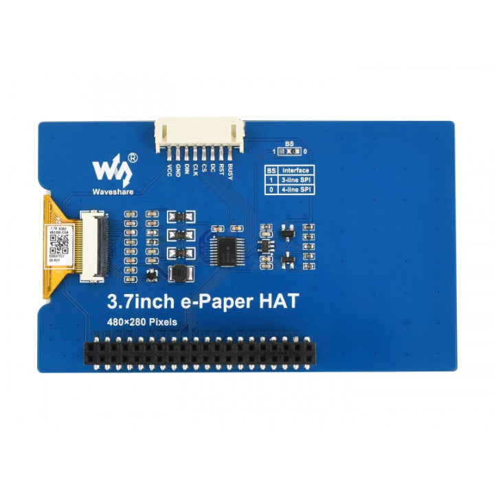 3.7inch e-Paper e-Ink Display HAT For Raspberry Pi, 480*280 4 Grey Scales SPI Custom PCB pcba water generator