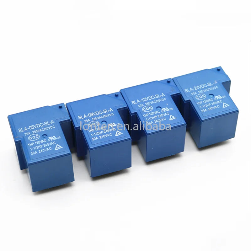 Custom Custom 2PCS/lot Power Relay SLA-05VDC-SL-A SLA-12VDC-SL-A SLA-24VDC-SL-A SLA-48VDC-SL-A 5V 12V 24V 48V 30A 5PIN T90 Manufacturer