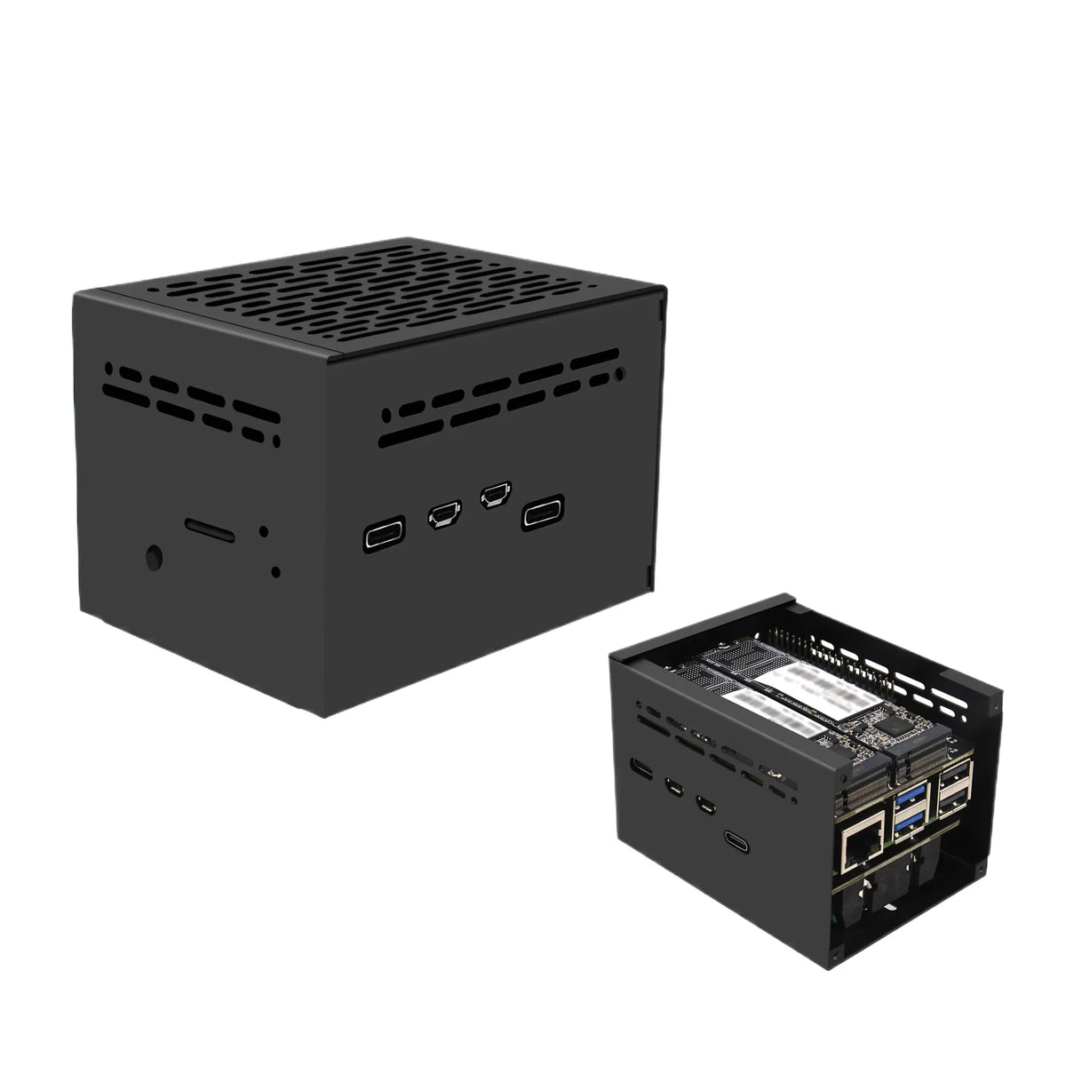 X1200-C1 Metal Case for Raspberry Pi 5 & X1200 UPS Board