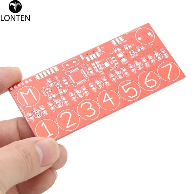 Custom Lonten Simple Music Playing SCM Touch Module Electronic Musical Keyboard DIY Kit Manufacturer