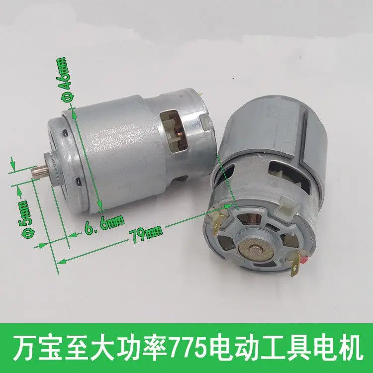 Custom RS-775WC-8017 Power Motor DC 6V 7.5V 9V 12V 18V 19500RPM High Speed for Electronic Garden Tool Drill Screwdriver Manufacturer
