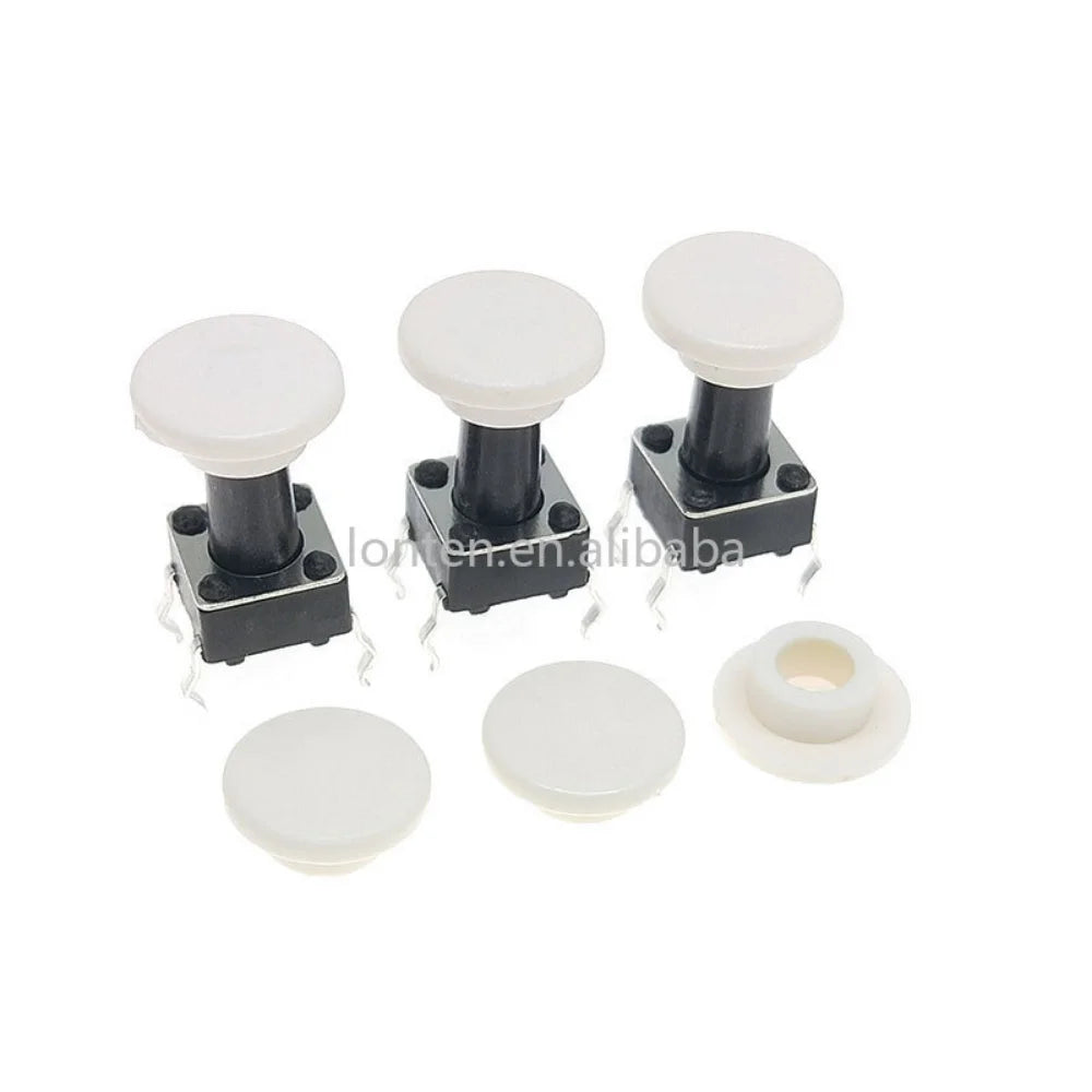 Custom 20Pcs 6X6X5/5.5/6/7mm Round Tactile Push Button Switch  Micro button  Momentary Tact Manufacturer