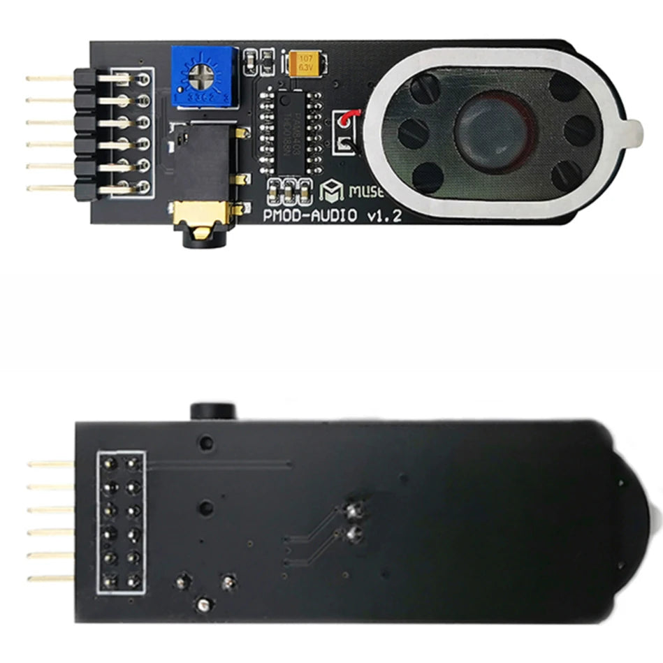 Custom PMOD-AUDIO Expansion Board ICESugar FPGA Expansion Module Standard PMOD Interface Audio output volume adjust dual channel Manufacturer