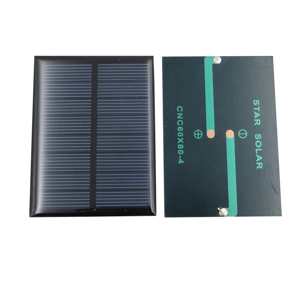 Custom 4V 150mA 0.6Watt Solar Panel Standard Epoxy Polycrystalline Silicon DIY Battery Power Charge Module Mini Solar Cell toy Manufacturer