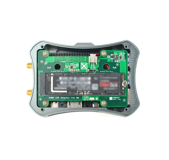 Custom NanoPi M4V2 CNC Metal Case Combo Rockchip FriendlyELEC RK3399 SoC 2.4G &amp; 5G dual-band WiFi+ 4.1 Ubuntu Android Custom PCB Manufacturer