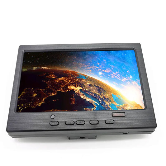 Custom 7 inch Widescreen Desktop mini display 1024x600 HD-compatible Game Console /Raspberry Pi/Microscope Console/Car LCD Monitor Manufacturer