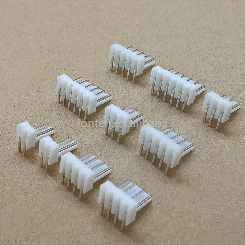 Custom 50pcs/lot KF2510 Male Connector Right Angle Pin Header 2AW 3AW 4AW 5AW 6AW 7AW 8AW 9AW 10AW 2510 2.54MM Manufacturer