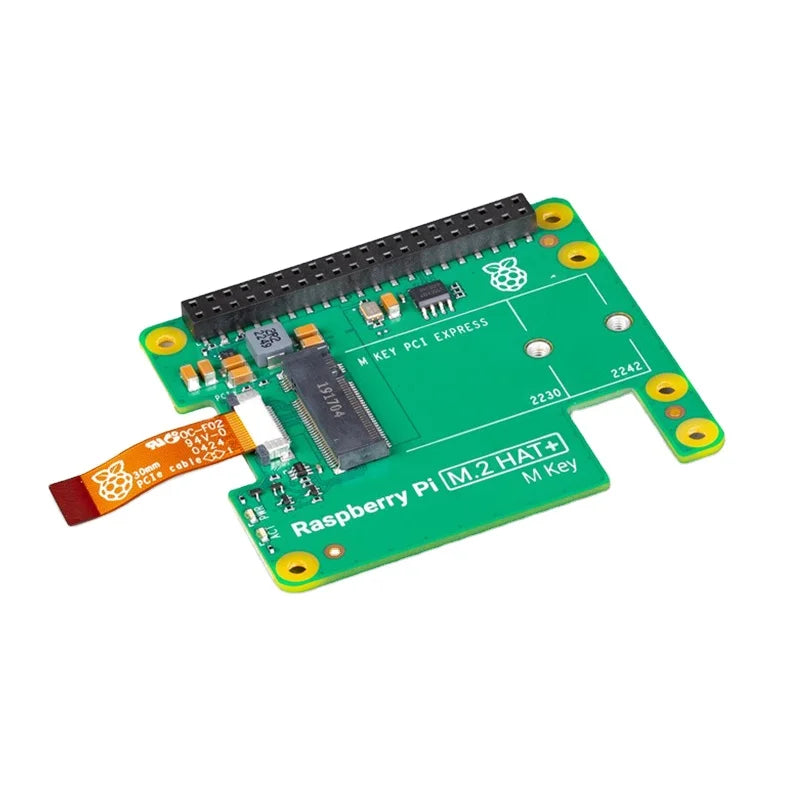 Raspberry Pi 5 Official Original Educational PCIe to M.2 NVMe SSD Raspberry Pi M.2 HAT+ for Raspberry Pi 5