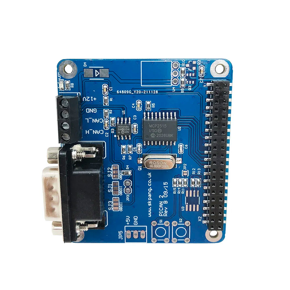 Custom Raspberry Pi Accessories PiCAN2 CAN Bus PiCAN 2 Raspberry MCP2515 Module Manufacturer