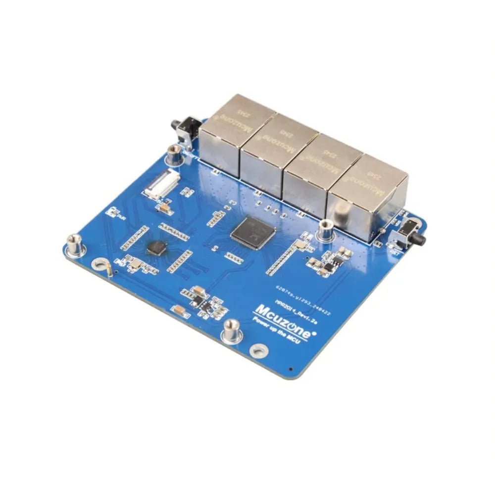 MPRG4-Case, Raspberry Pi 5 PCIE To 4xGiga Ethernet Boot, Driver Free with RPi OS and Openwrt Custom