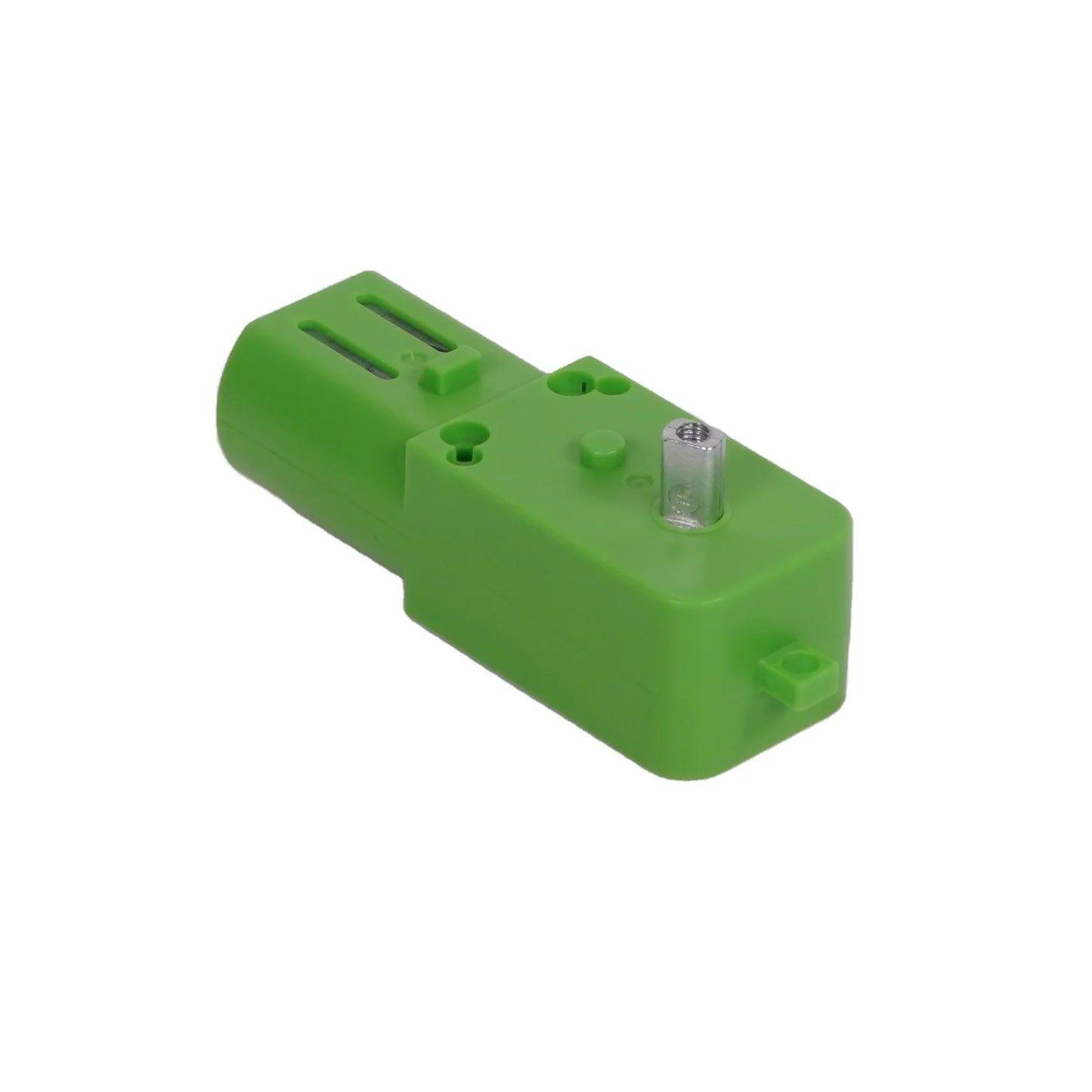 Custom Robot reduction motor plastic gear motor green and yellow TT tooth box brush DC motor Manufacturer