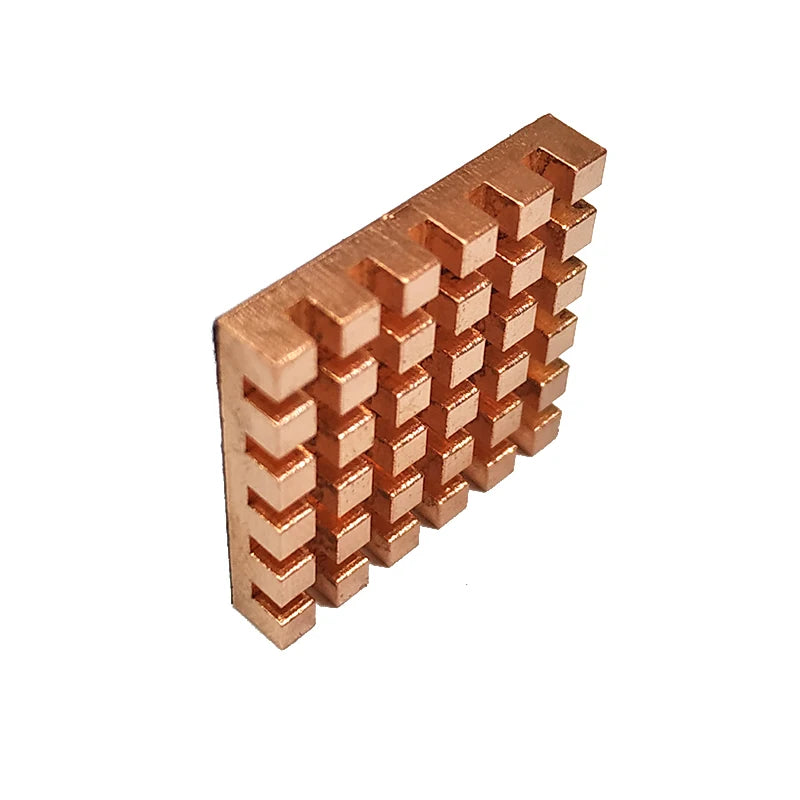 Custom 3pcs Pure Copper Heat Sink Adhesive Back  Cooling For VGA DDR MOS GPU IC Chipset Radiator Cooler Heatsink 22x22x4mm Manufacturer