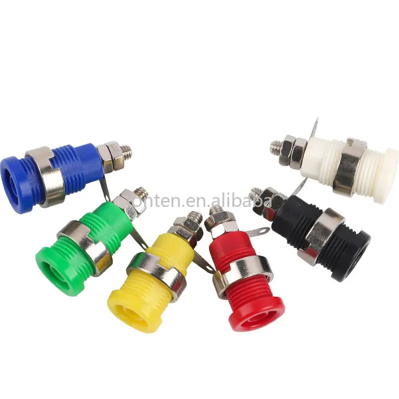 Custom Custom 10PCS 4MM Binding Post Multimeter instrument Banana Socket High-voltage sheathed terminal Test Probe connector Manufacturer
