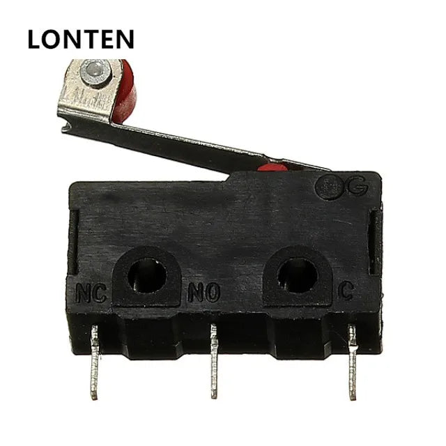 Custom Lonten 10Pcs/lot Micro Limit Switch Roller Lever 5A 125V Open Close Switch KW12-3 Set Manufacturer
