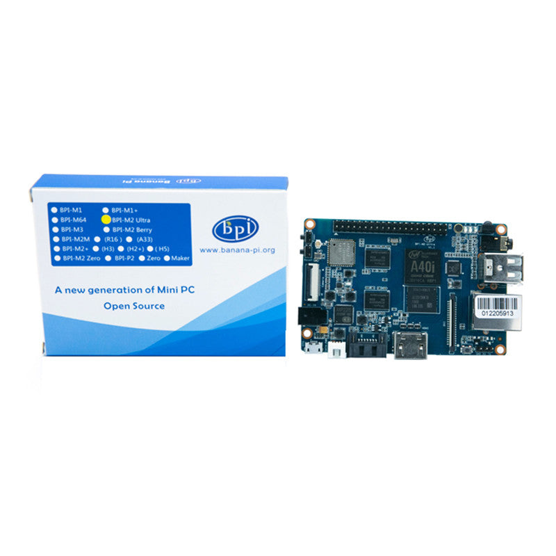 Banana Pi BPI M2 Ultra Quad Core A40i Allwinner Chip  Development Board With WIFI&amp BT4.0 EMMC Custom PCB