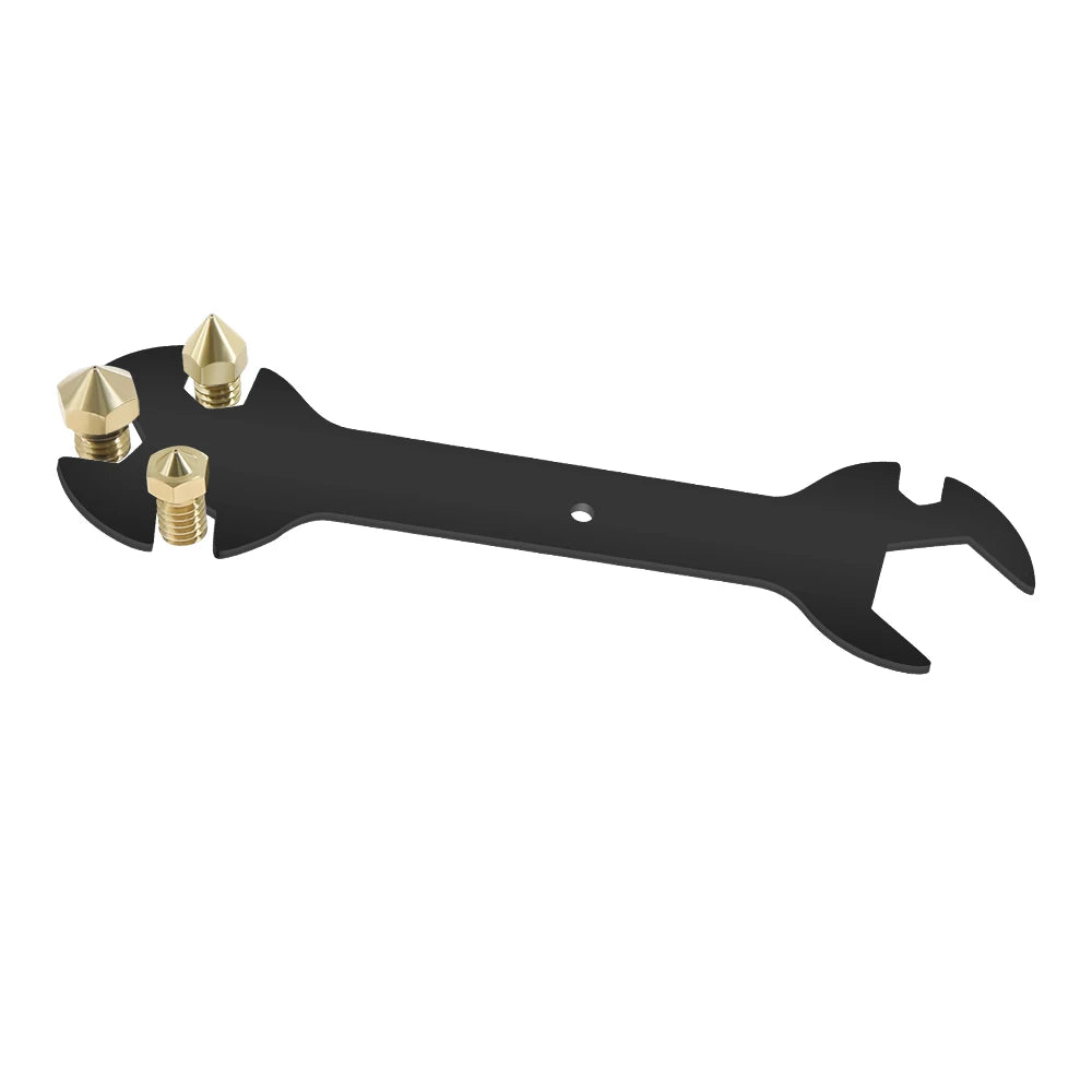 Custom 3D Printer Parts Nozzle Wrench 5 IN 1 Wrench Stay 6mm to 20mm Steel Spanner Wrench Flat For Ender 3 E3D MK8 MK10 Nozzle tool Manufacturer