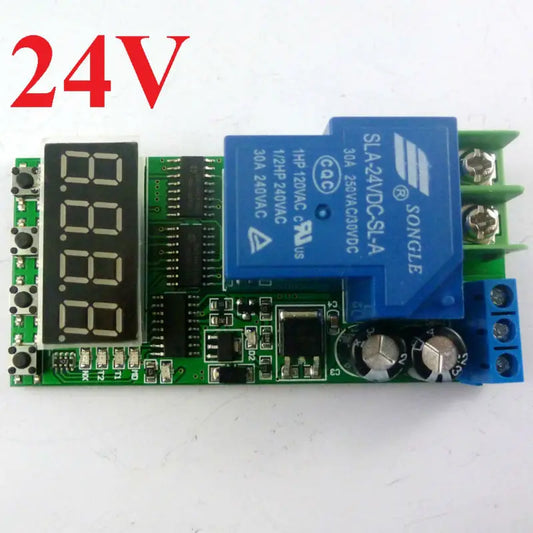 Custom OEM IO23C01_24V DC 24V 30A Multifunction Timer Delay Relay Module High Power On/Off Adjustable for PLC Motor LED Pump Manufacturer