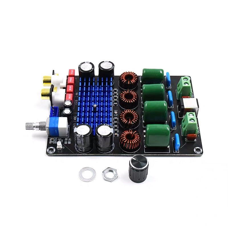 Channel Deluxe High Power Amplifiers Class D TPA3116D2 Stereo Digital Audio Amplifier Board for speakers  100W pcb assembly