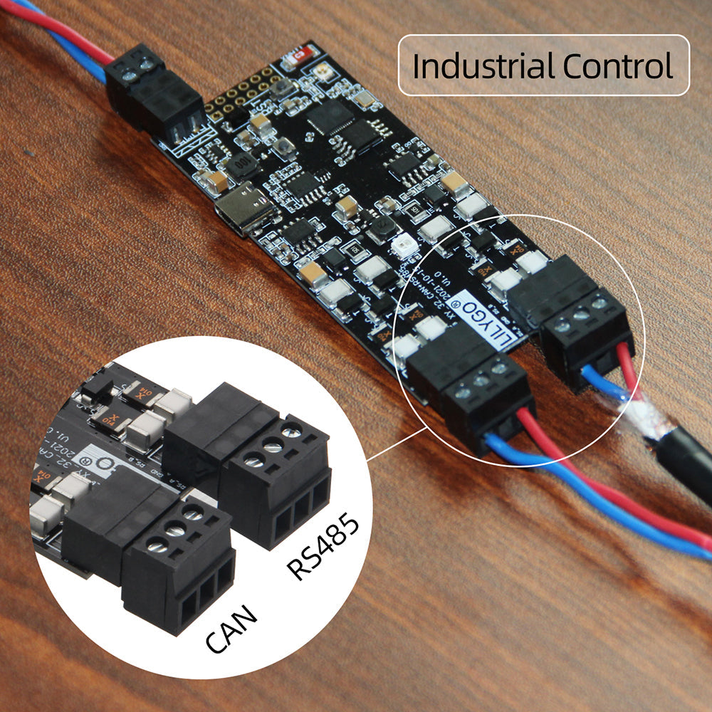 TTGO T-CAN485 ESP32 CAN RS-485 support TF card wifi Internet of Things engineer control module board development Custom PCB customize