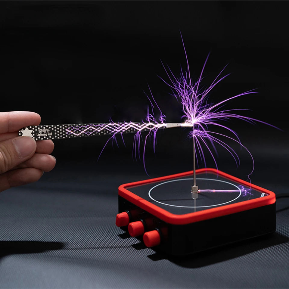 Custom BT-compatible Music Tesla Coil Portable Lightning ARC Voltage Pulse Generator Audio Tesla Coil AC 110-240V 100W Manufacturer