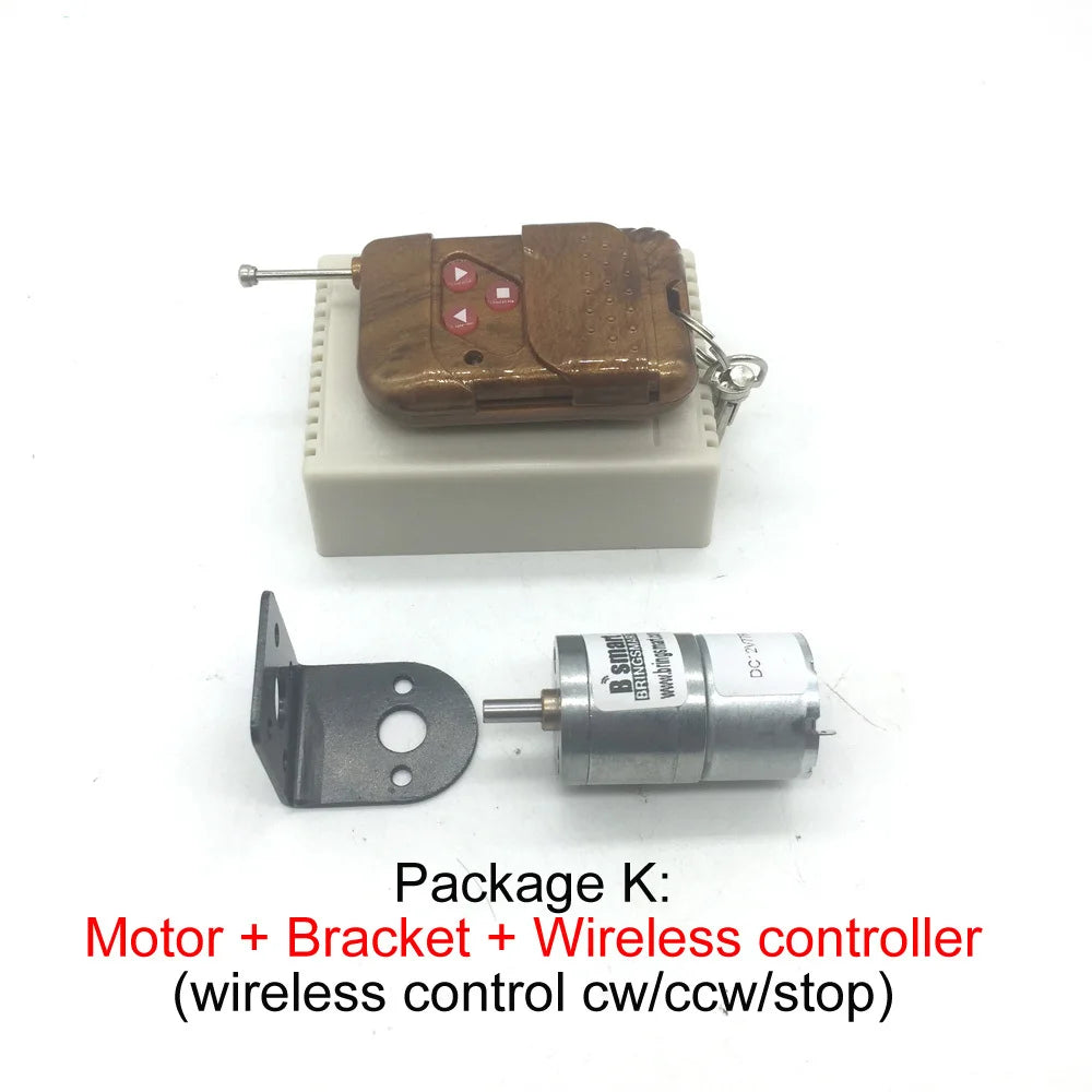 Custom DC Small Gear Motor  6V Reversible Gearbox JGA25-310 Speed Reduced Electric DC Geared Motor 12V 8-1800RPM Smart Parts Manufacturer