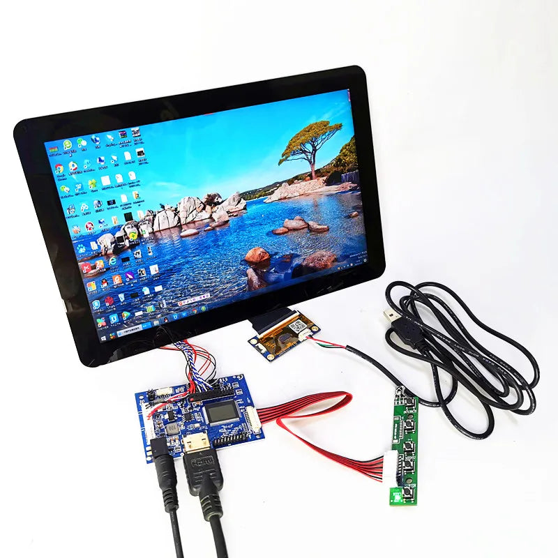 Custom 10.1-inch Capacitive Touch screen Module Kit IPS HD LCD Automotive module Raspberry PI 3 Industrial equipment 10-point touch Manufacturer