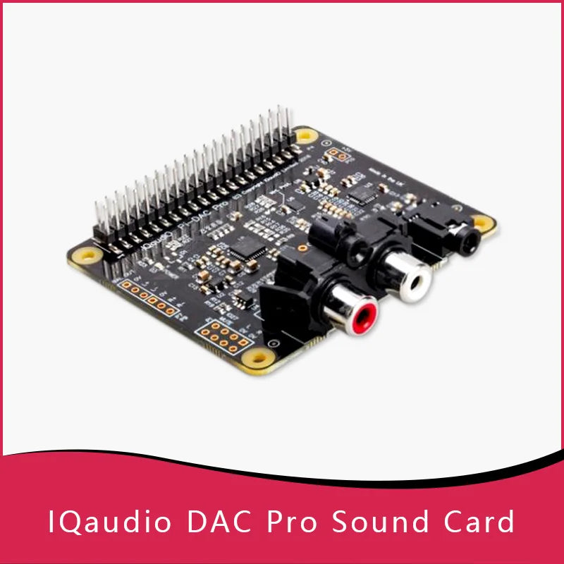 Custom IQaudio DAC+/DAC Pro/DigiAMP+/Codec Zero For Raspberry Pi Audio Supports With All Raspberry Pi Molde Manufacturer