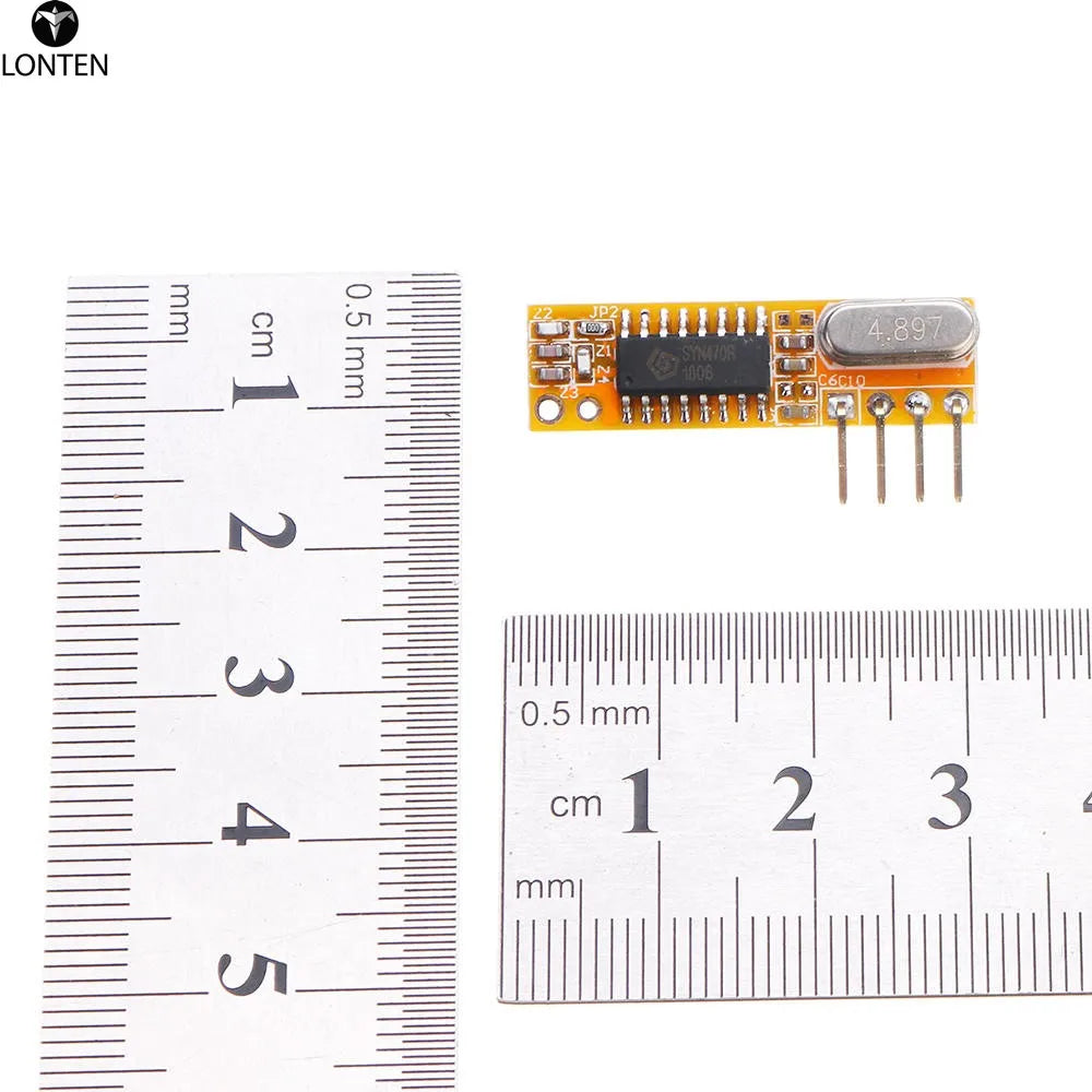 Custom High Quality OEM android board printed circuit board pcb assembly RXB12 315Mhz/433Mhz Superheterodyne  Wireless Receiver Module Manufacturer