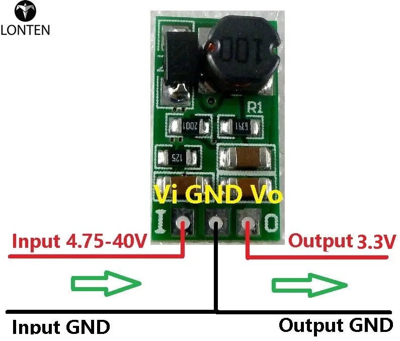 Custom 4012SA_3V3*3 1A DC 5V 6V 9V 12V 24V to 3.3V DC-DC Step-Down Buck Converter Regulator Module for esp8266 ds18b20 dht22 nrf24l01 Manufacturer