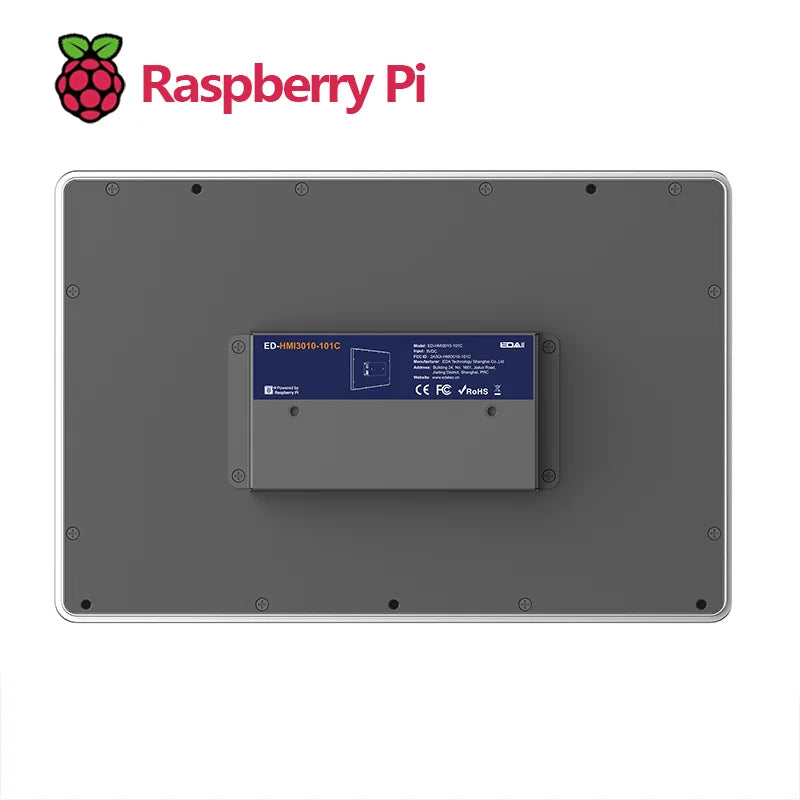 Cbhioarpd HMI3010 Industrial All-in-One Touch Panel PC with Optional 7/10.1-inch Display Compatible with Raspberry Pi 5