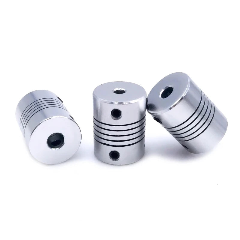 Custom D19*L25 Aluminium flexible Jaw Shaft Coupling 5/8/6.35/8/10mm CNC Stepper Motor Coupler Encoders Engraving Machine Manufacturer