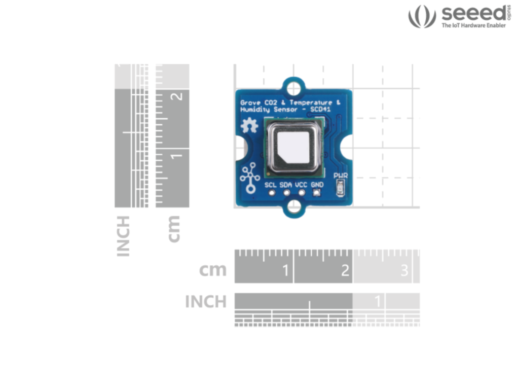 Grove - CO2 &amp; Temperature &amp Humidity Sensor - SCD41  Custom PCB  smart switch pcba parking door remote pcba customize