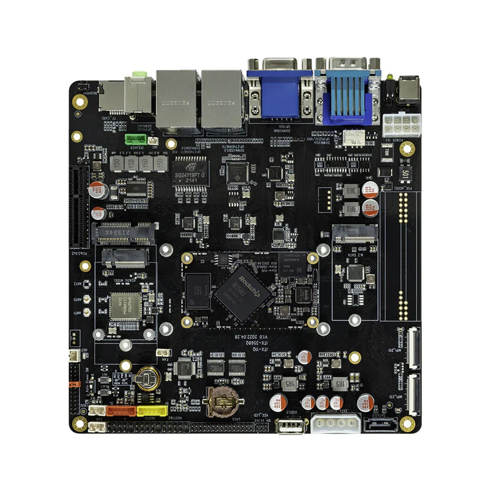 Custom Firefly ITX-3568JQ Quad-core ITX Mainboard RockChip RK3568J RKNN NPU 1.0Tops 8M ISP ARM G52 2EE Support Android,Ubuntu ,RTLinux Manufacturer